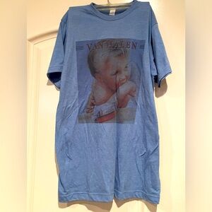 1984 Van Halen Angel/Cigarette Medium Soft Tee color Blue